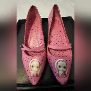 Chaussures de gitane à pois pour fillete